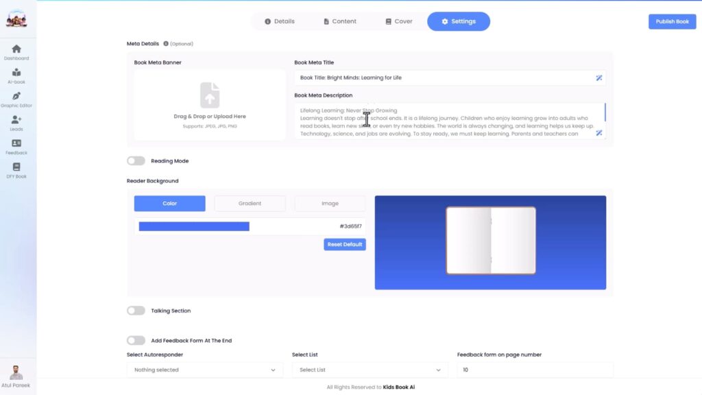 kidsbook ai editing